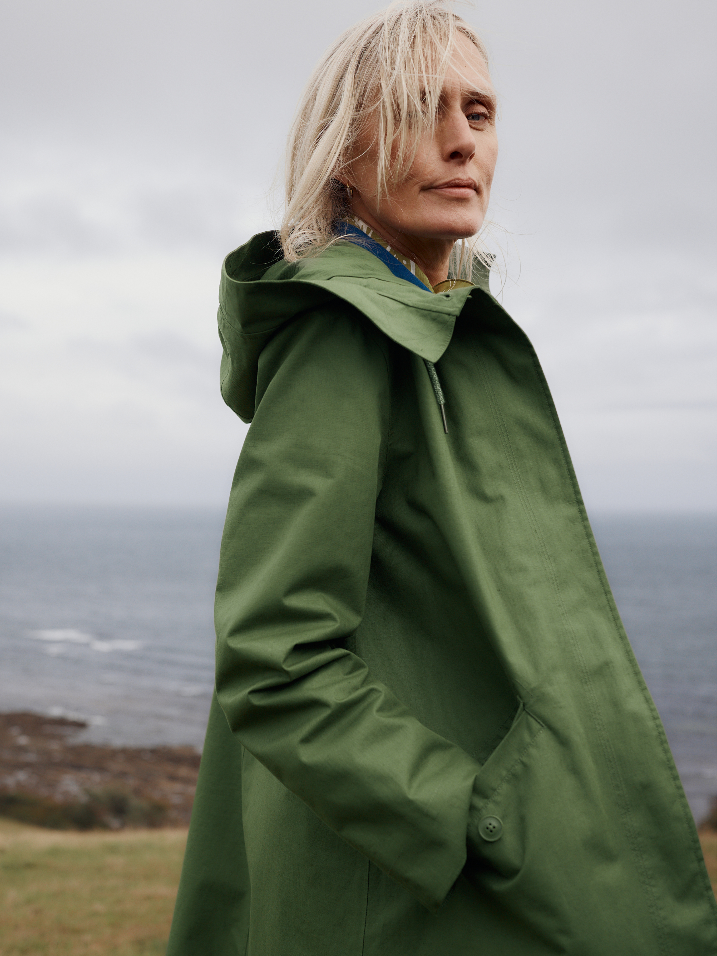 Seasalt Regenjas Dames Seafaring Coat Heath