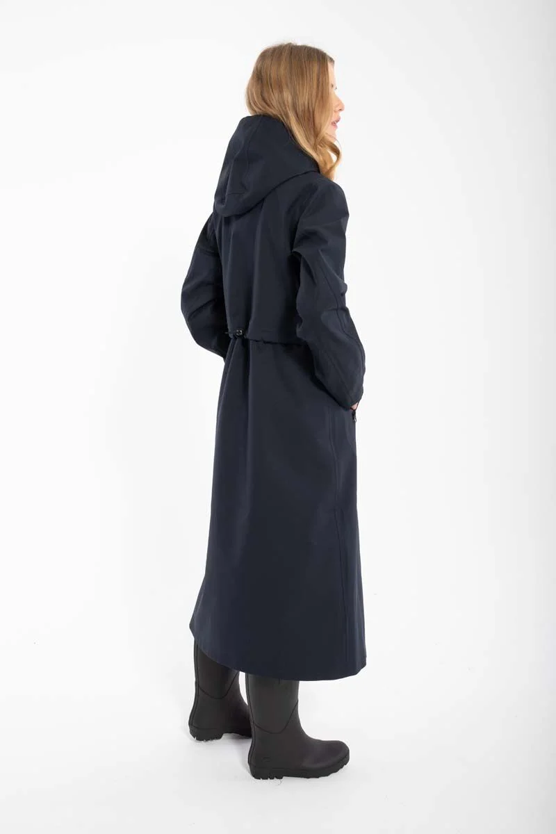 Danefae Premium Regenmantel Damen Dogwalker Schwarz