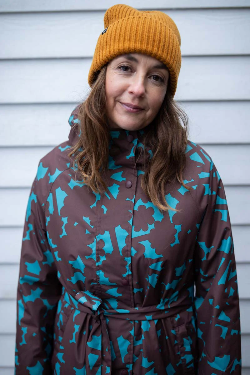 Danefae Regenmantel Damen Elisabeth Walkabout Print