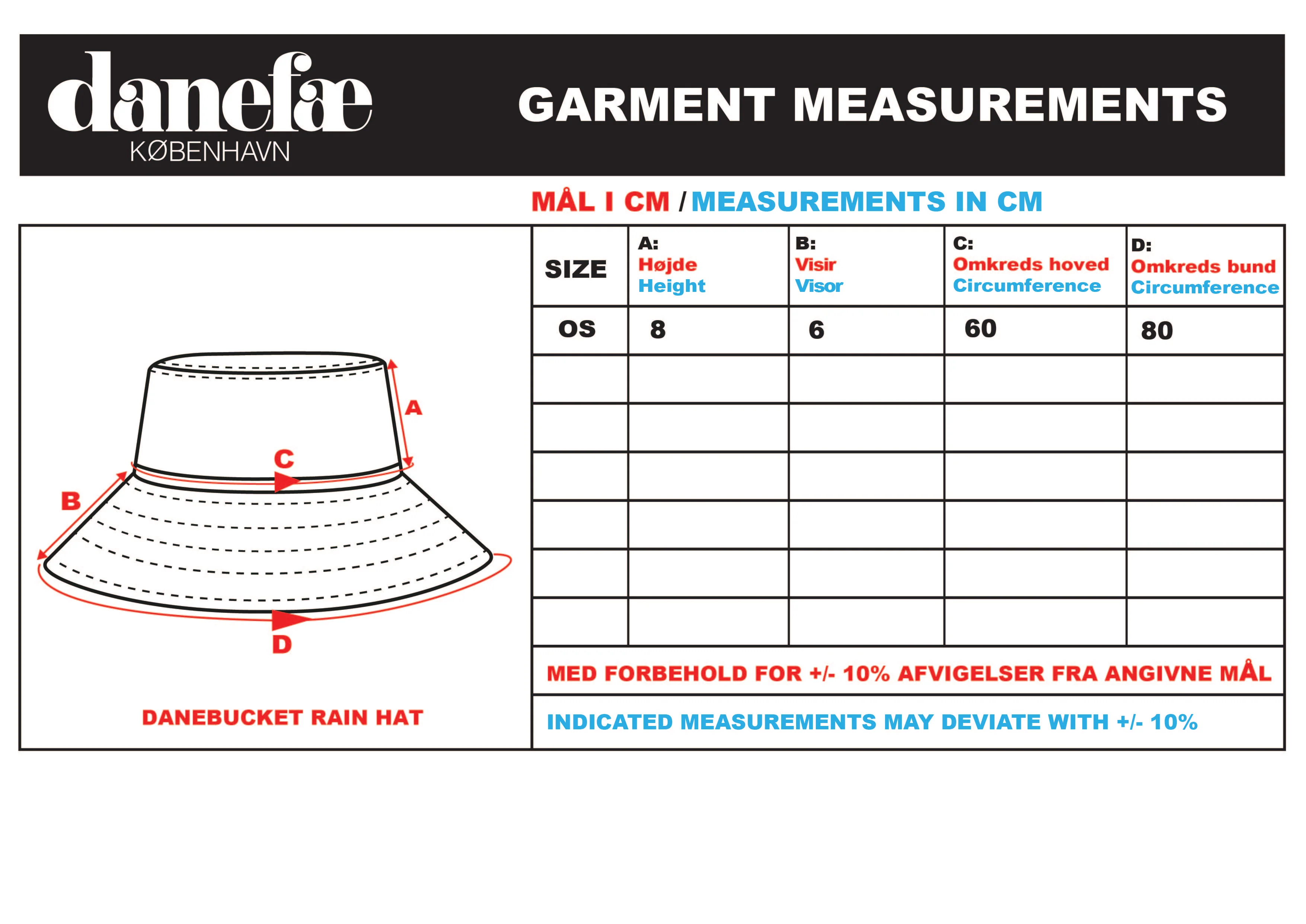 Danefea Bucket Hat Blue Purple