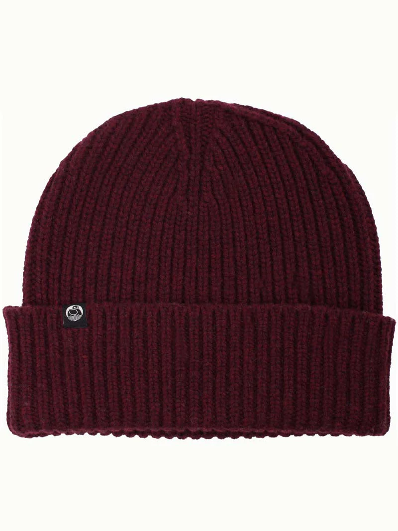 Danefea Danewarm Thoughts Merino Beanie Bordeaux
