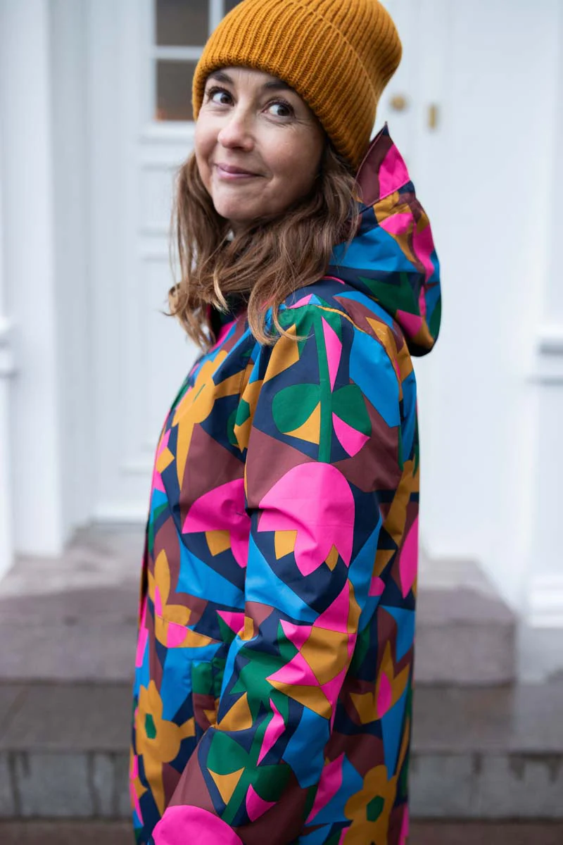 Danefae Edith Raincoat Ladies Yellow Dot