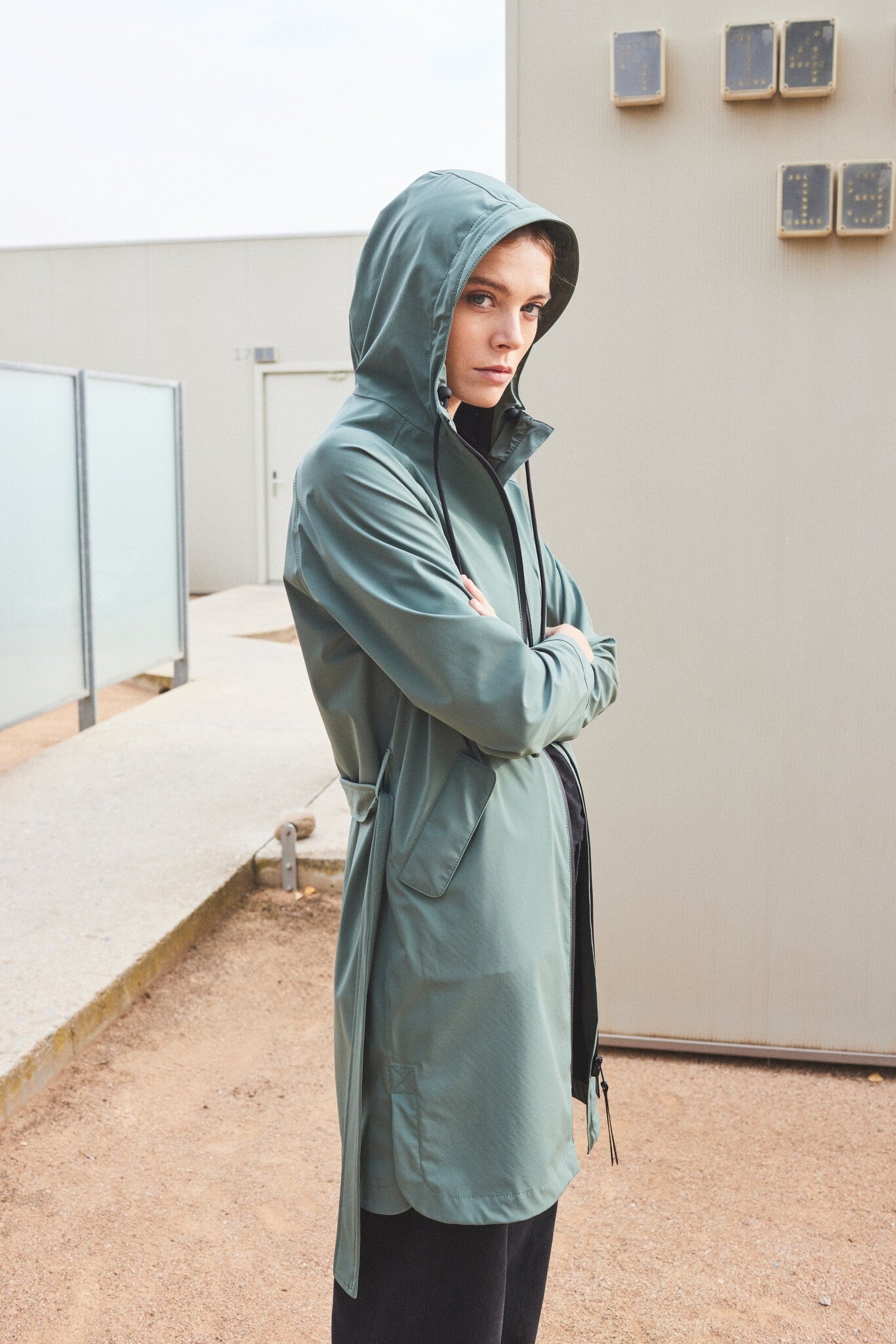 Tantä regenjas dames Pluvego Dark Forest