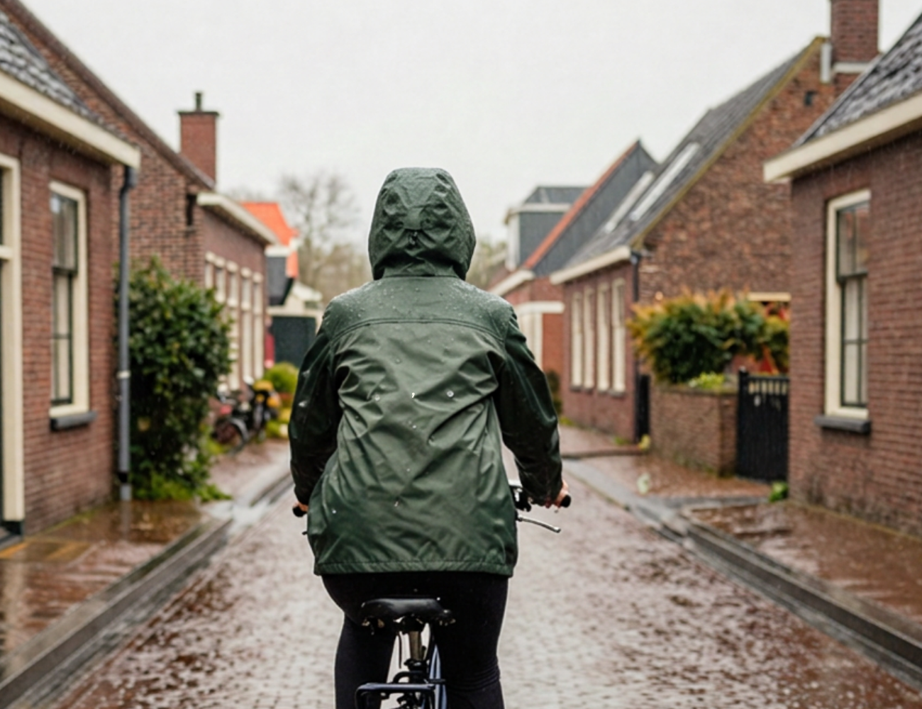 Waarom word je soms tóch klam in een waterdichte regenjas?