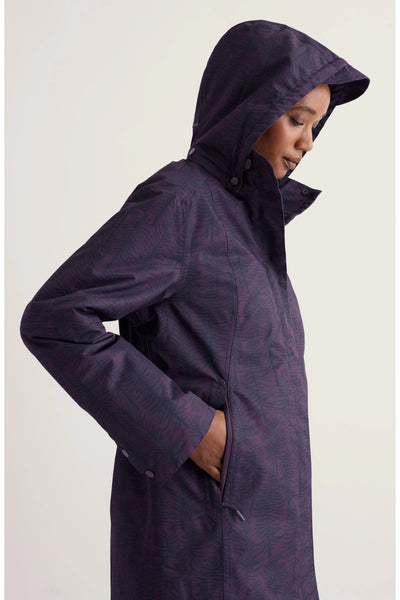 Seasalt Winter Parka Damen Janelle Birch Forest Loganberry
