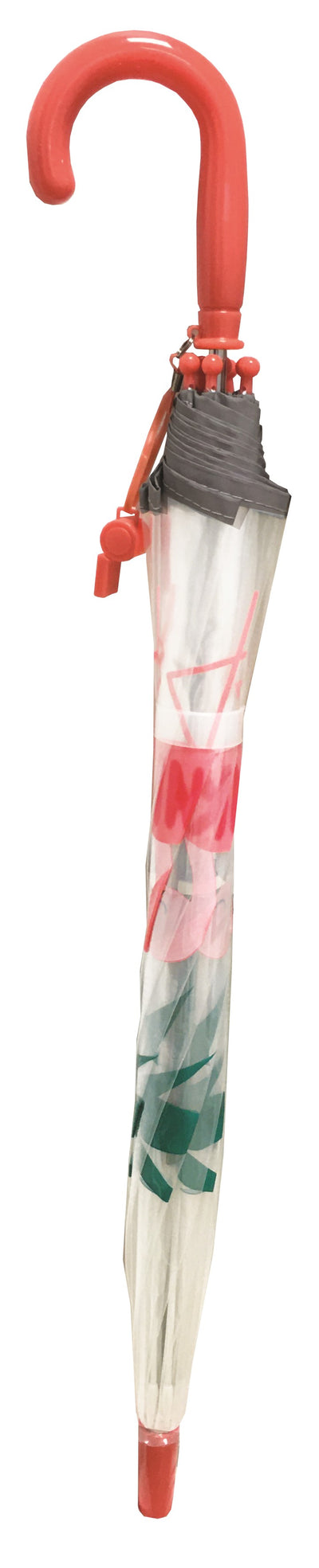 Kinderregenschirm Flamingo Transparent