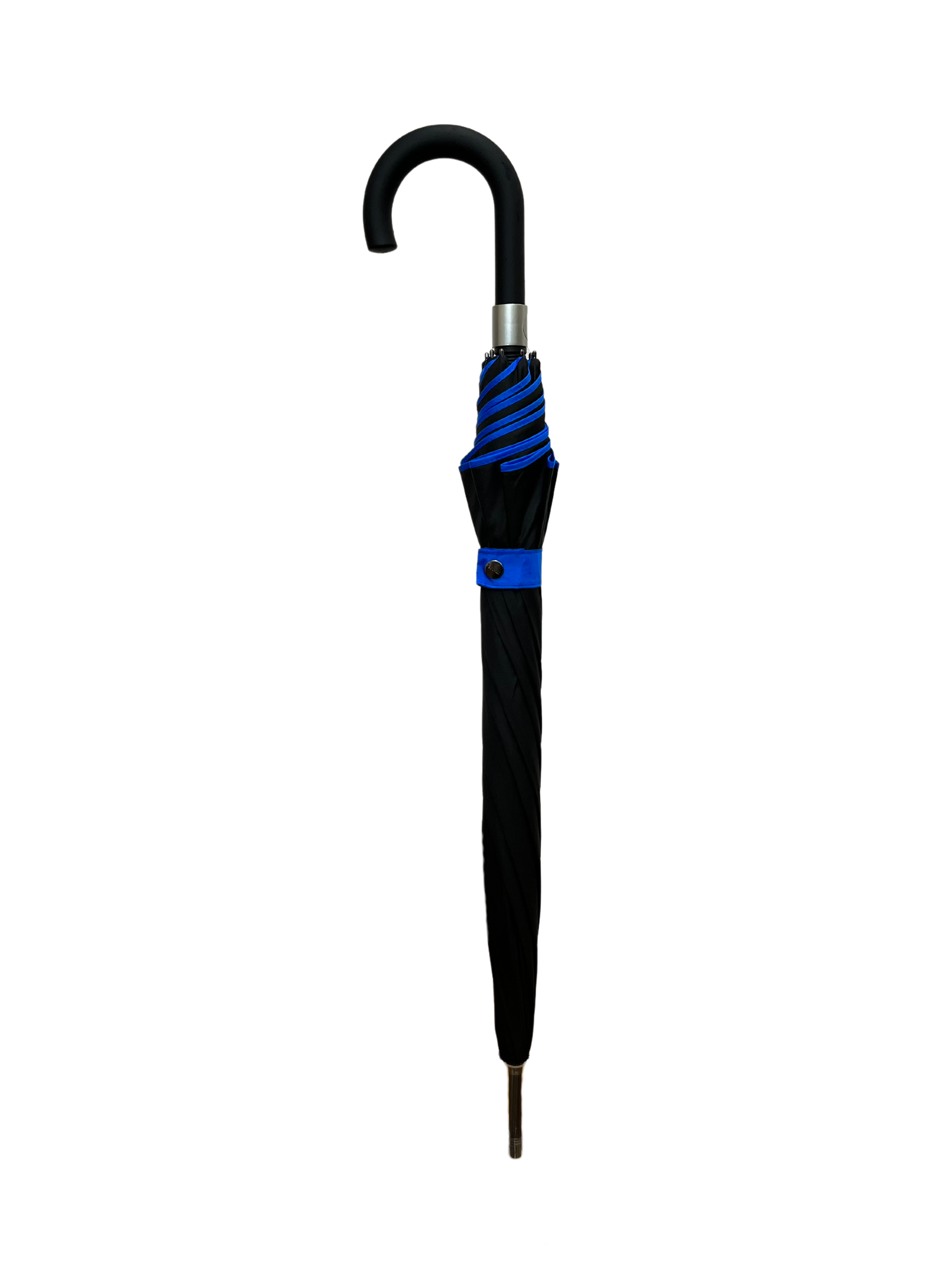 Smati paraplu met gekleurde binnenzijde| Zwart-blauw