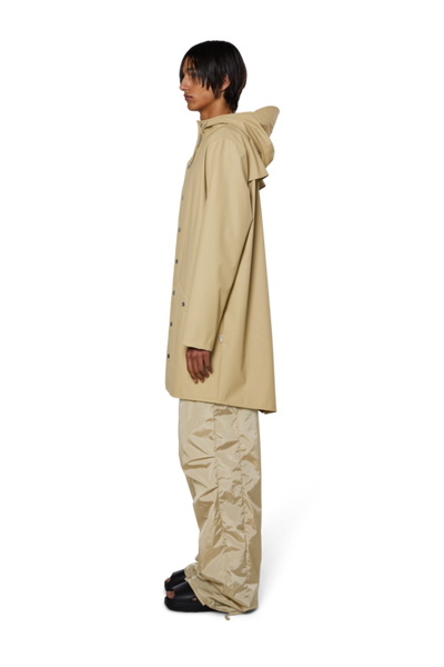 RAINS Lange Jacke Sand