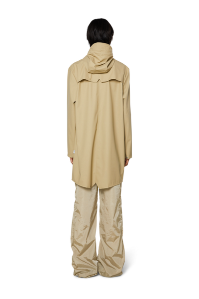 RAINS Lange Jacke Sand