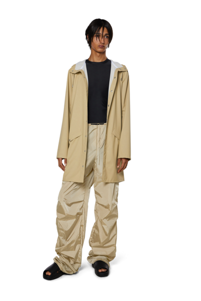 RAINS Lange Jacke Sand