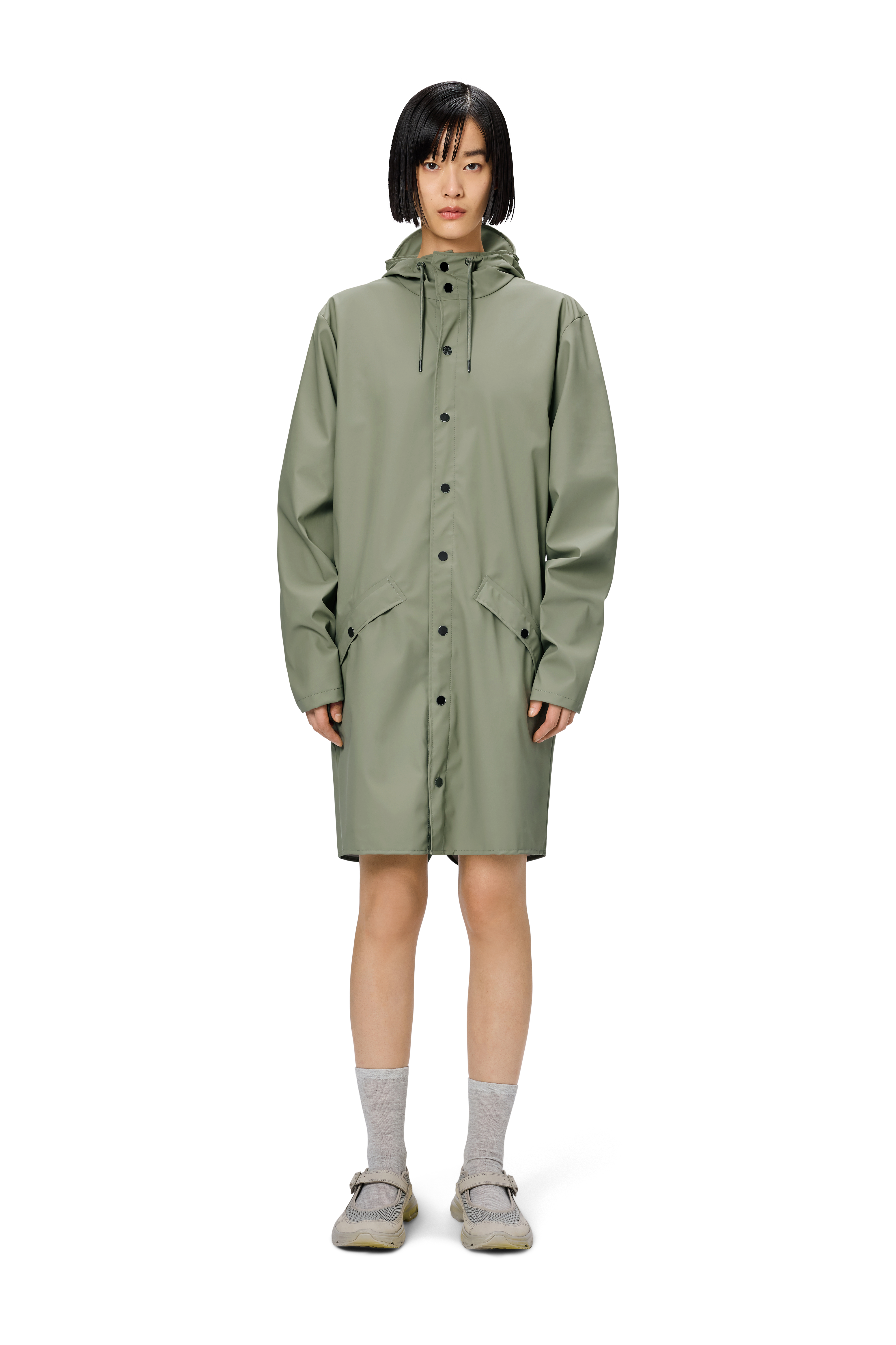 RAINS Long Jacket Drift