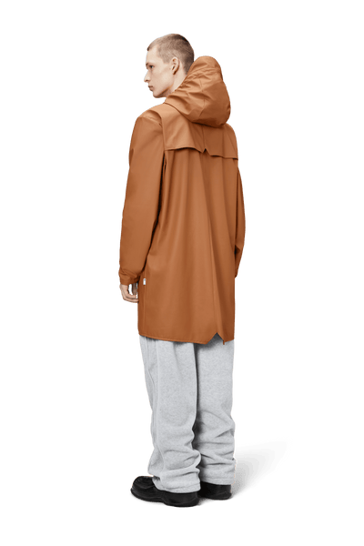 RAINS Lange Jacke Rost