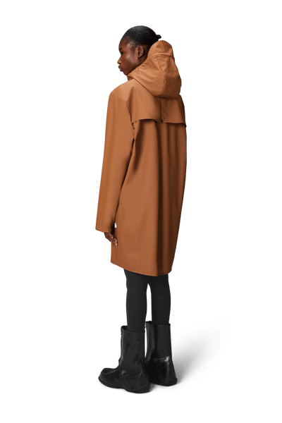 RAINS Lange Jacke Rost