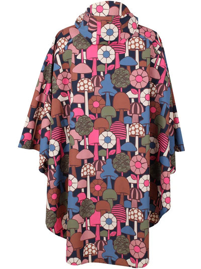 Danefae Danebodil Rainponcho Dark Navy Mykologi