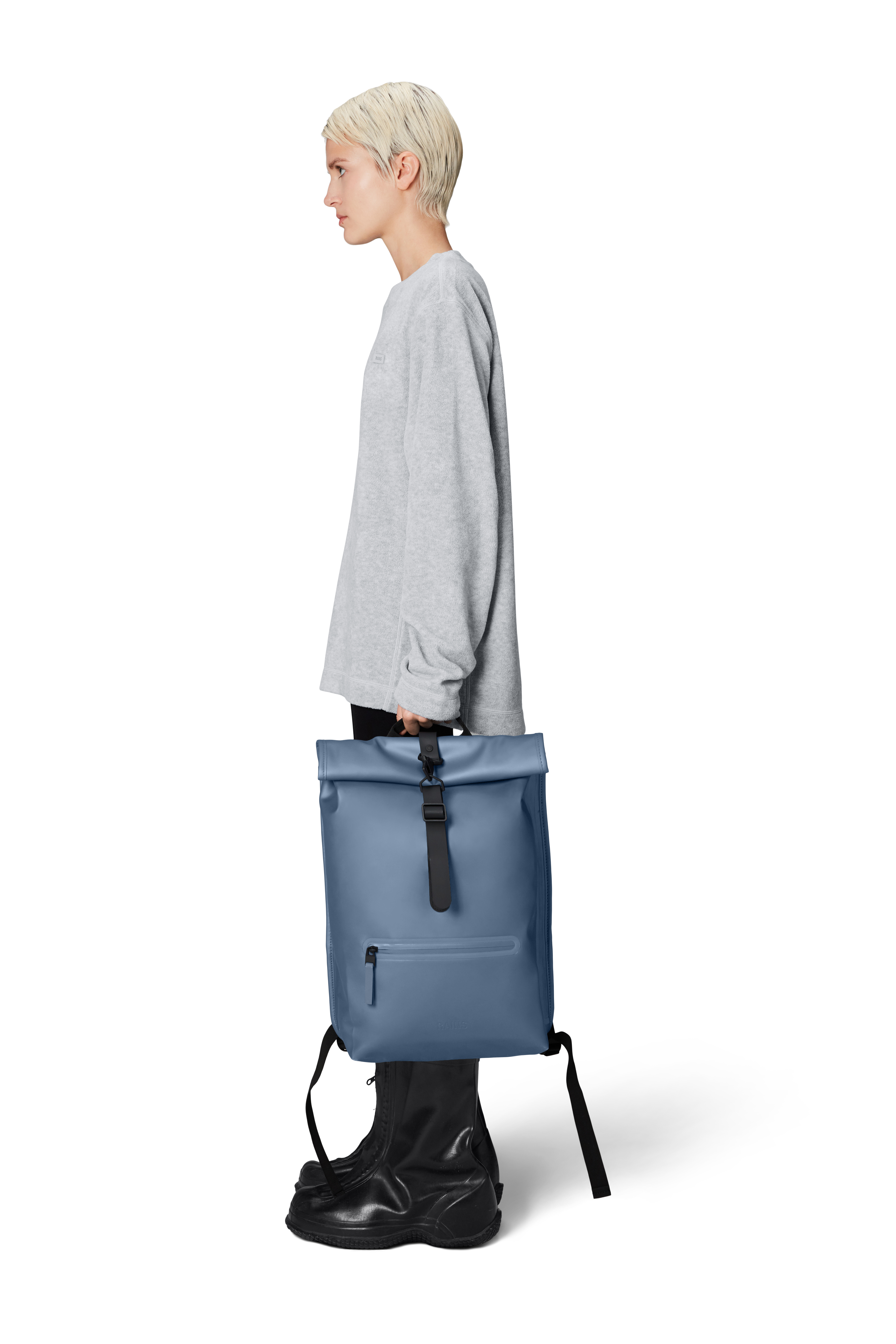 RAINS Rolltop Rucksack W3 Pulse