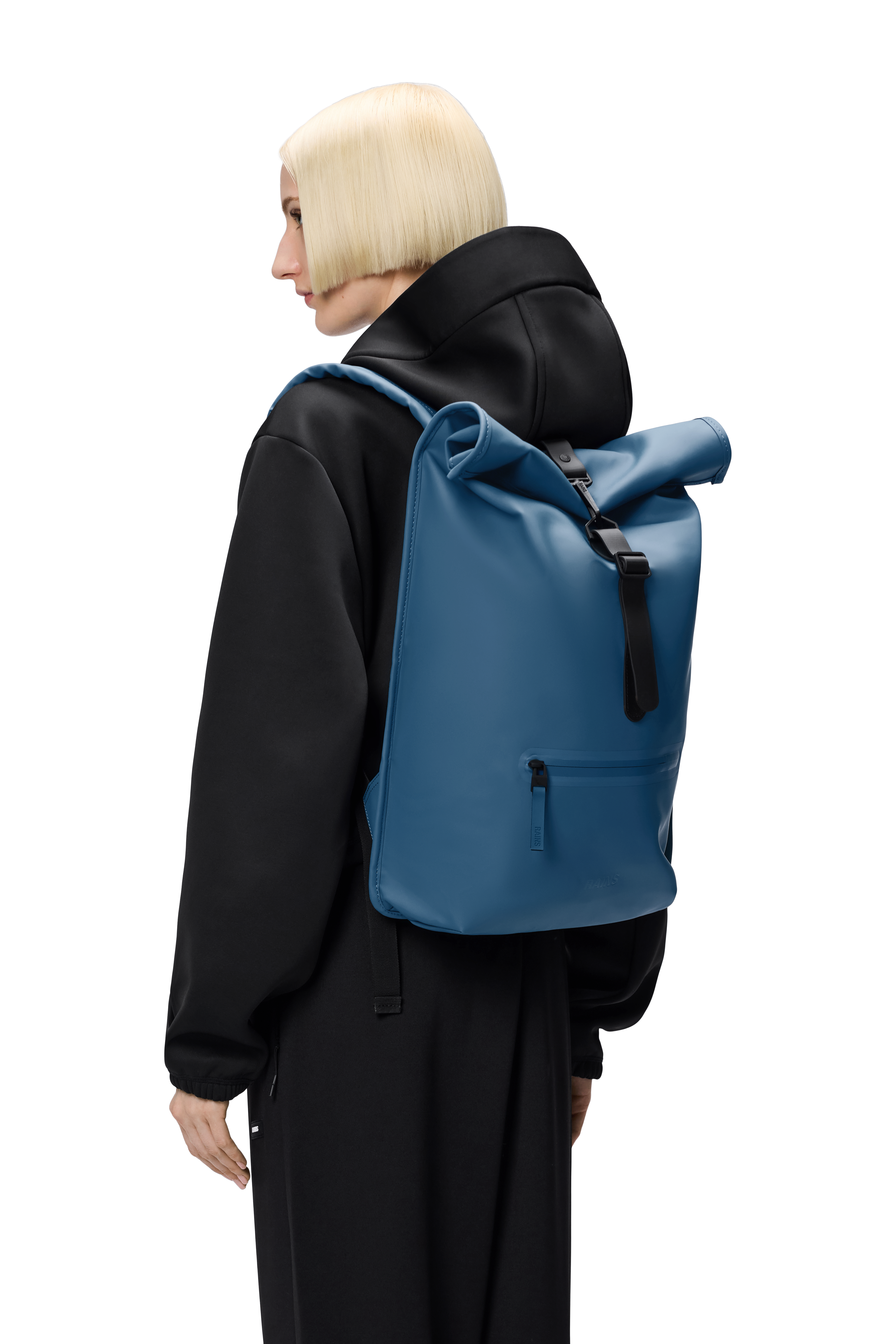 RAINS Rolltop Rucksack W3 Pulse