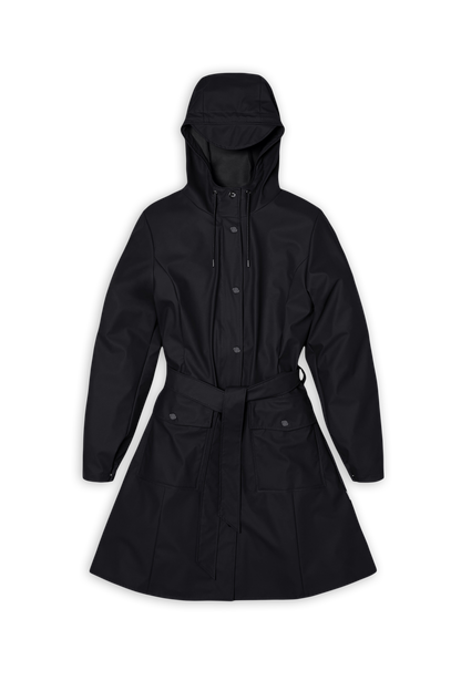 RAINS Curve W Jacke Schwarz