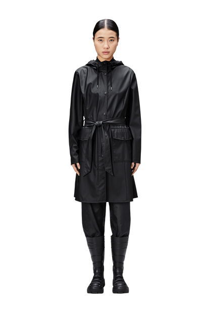 RAINS Curve W Jacke Schwarz