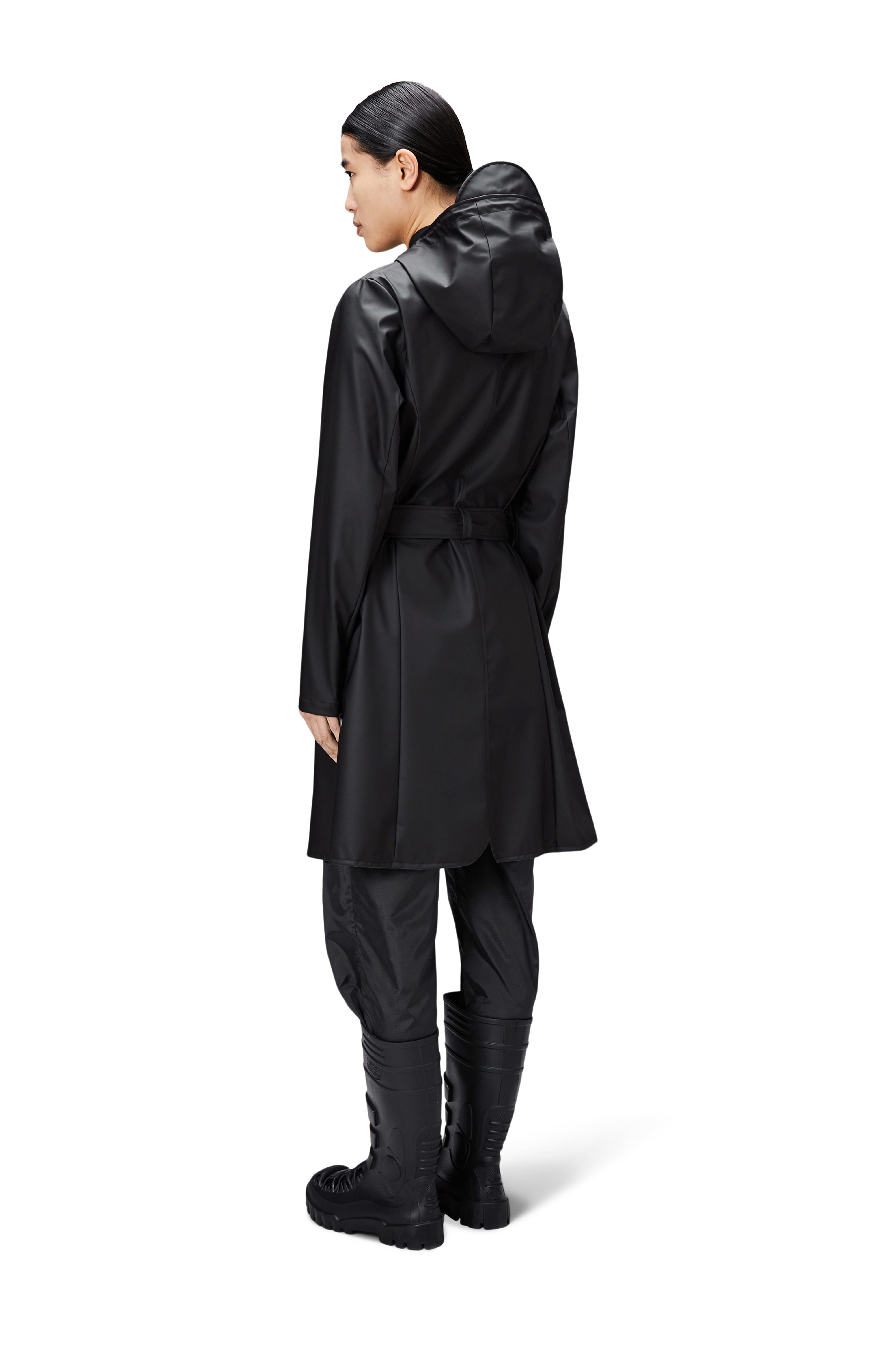 RAINS Curve W Jacke Schwarz