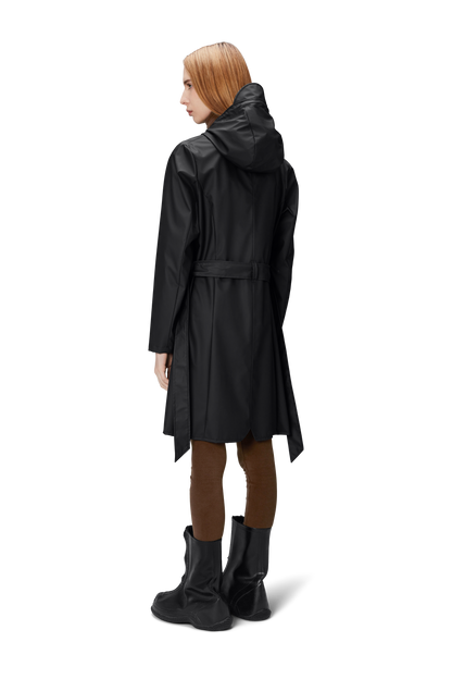 RAINS Curve W Jacke Schwarz