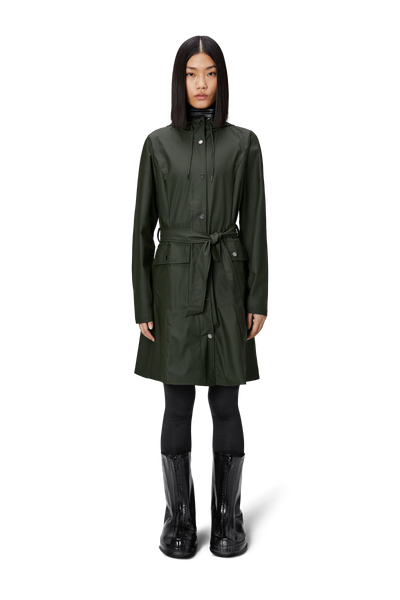 RAINS Curve W Jacke Grün