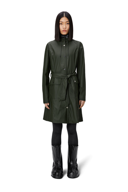 RAINS Curve W Jacket Green