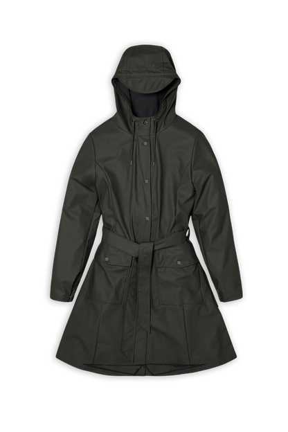 RAINS Curve W Jacket Green