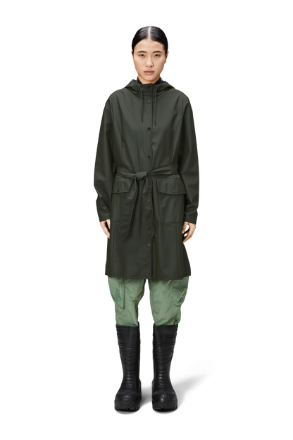 RAINS Curve W Jacket Green