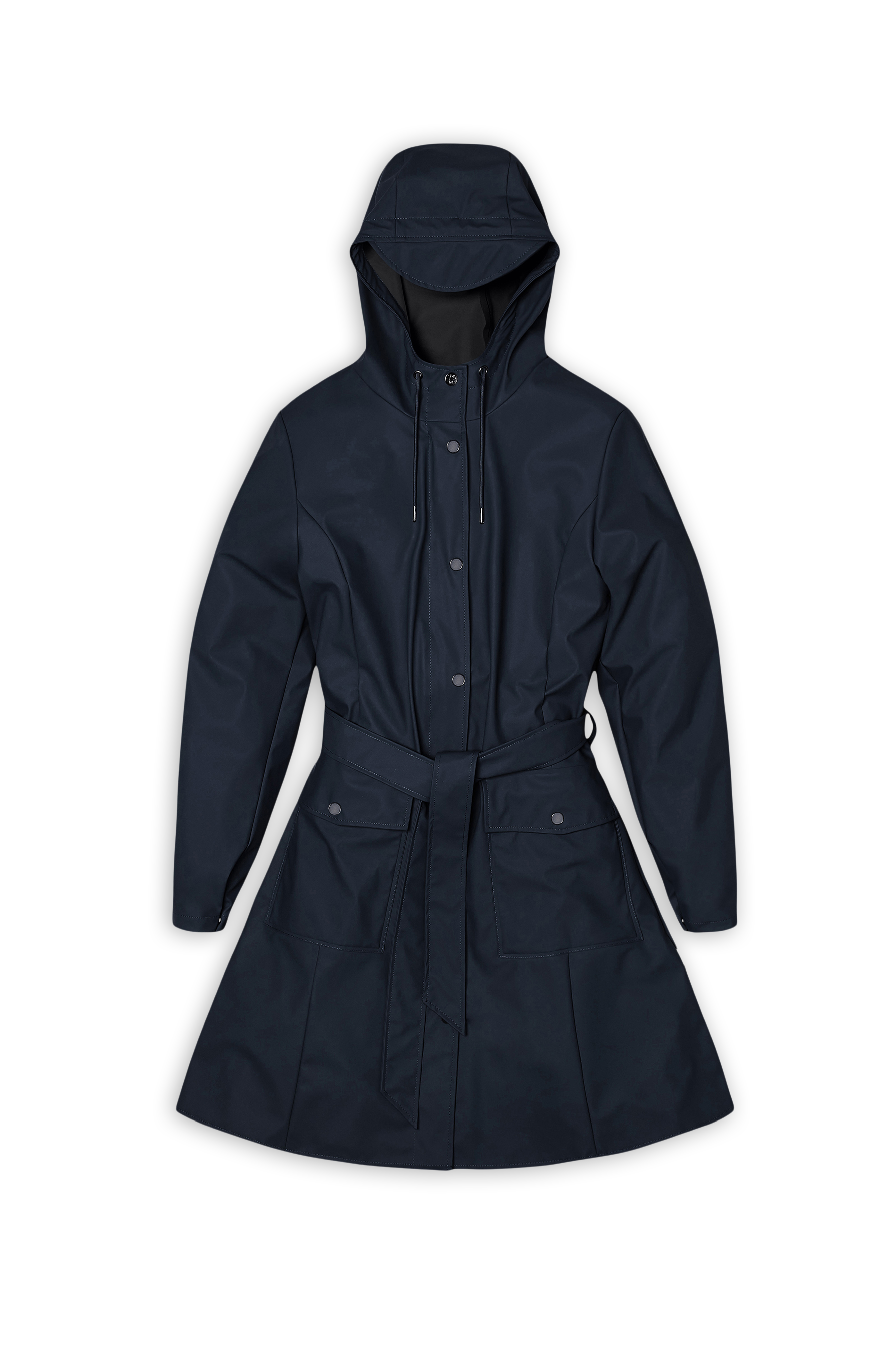 RAINS Curve W Jacke Marineblau