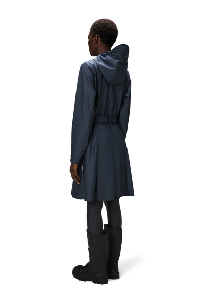 RAINS Curve W Jacke Marineblau