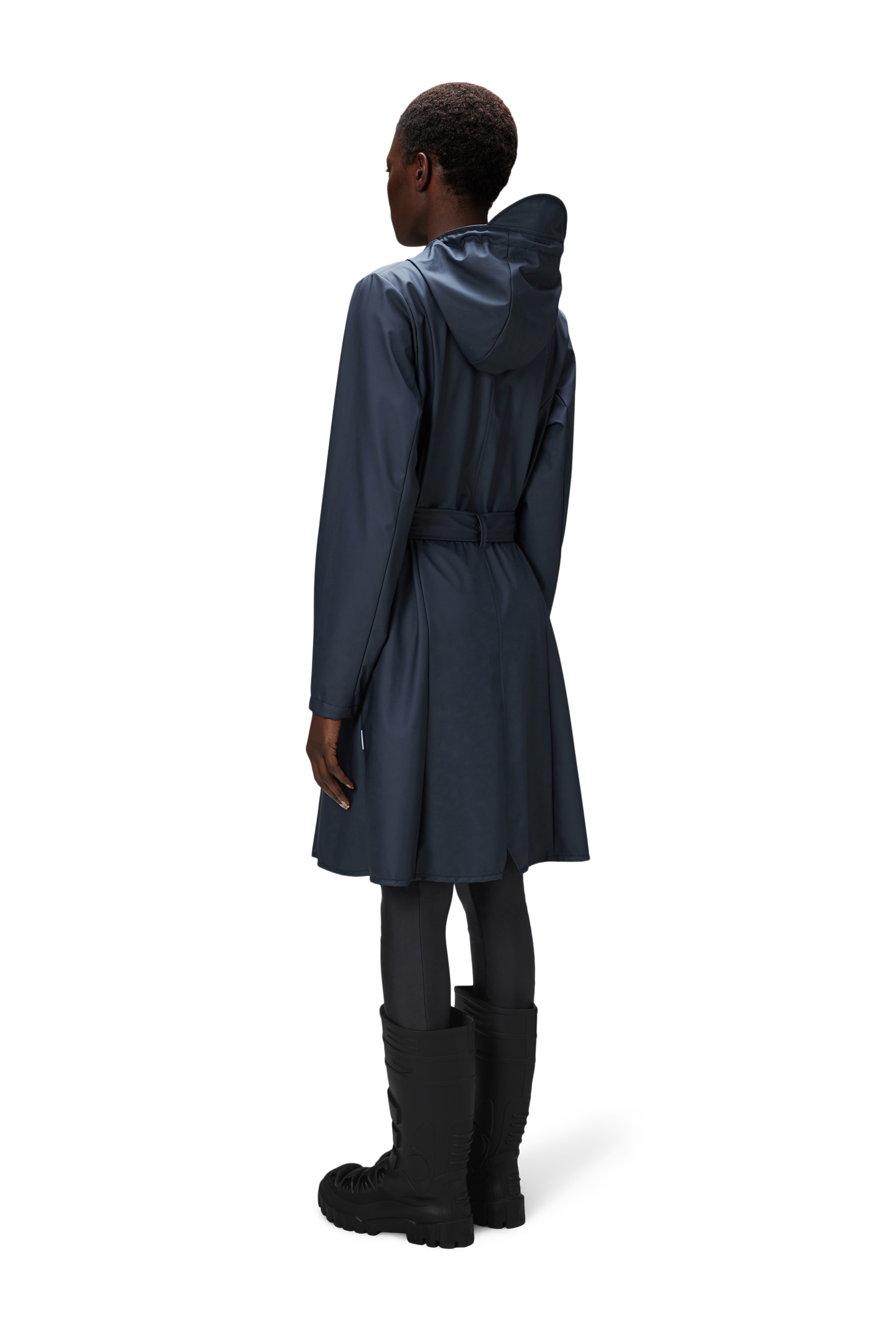 RAINS Curve W Jacke Marineblau