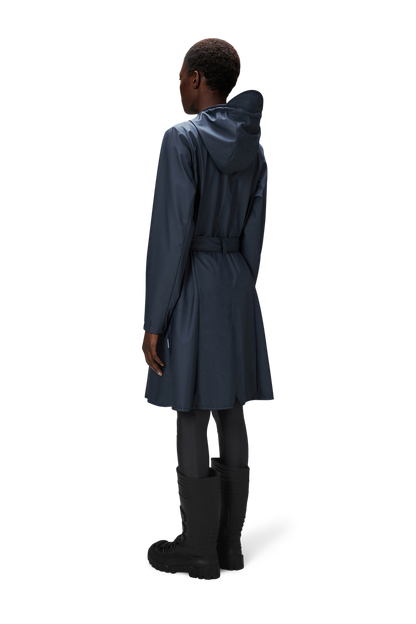 RAINS Curve W Jacke Marineblau