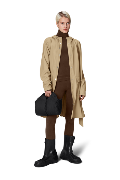 RAINS Curve W Jacke Sand