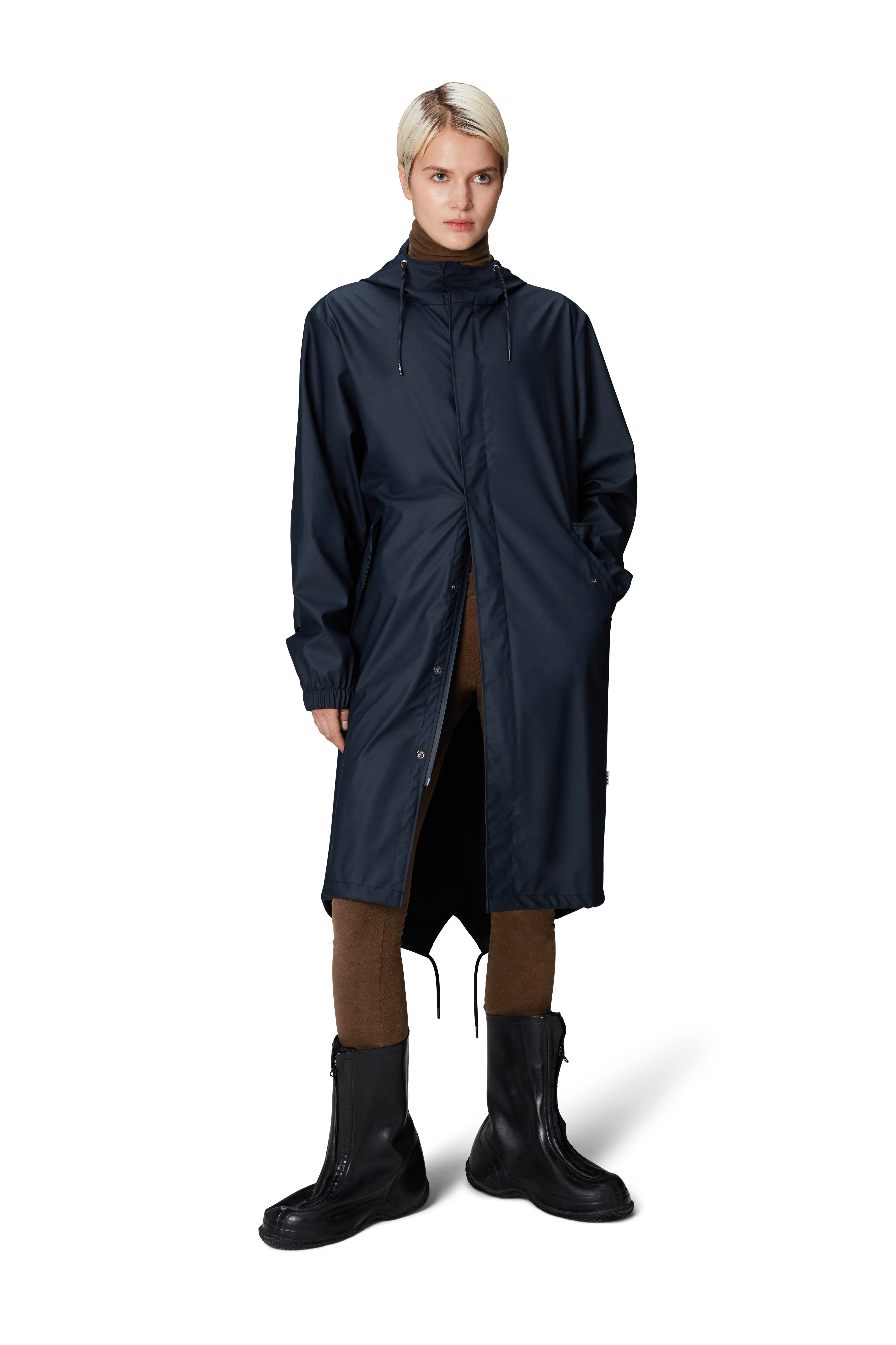 Rains Fishtail Parka Navy