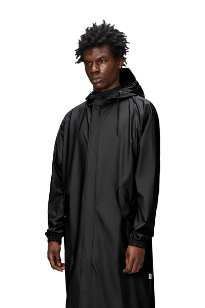 RAINS String W Parka W3 Schwarze Narbung