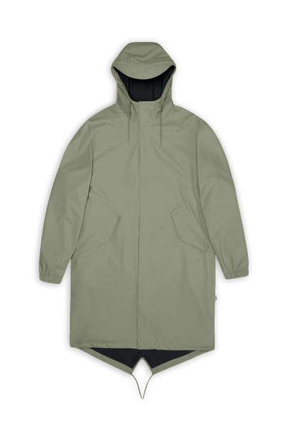 RAINS String W Parka W3 Schwarze Narbung