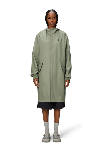 RAINS String W Parka W3 Schwarze Narbung