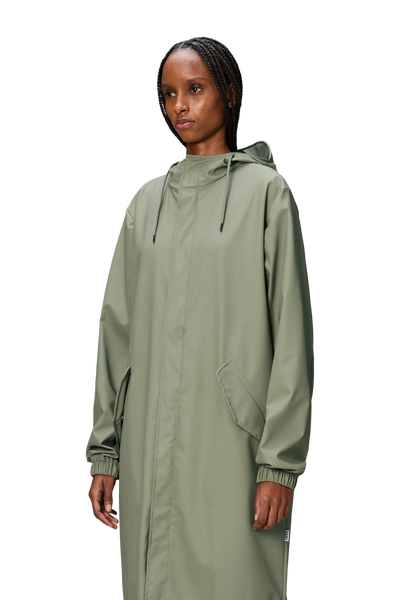 RAINS String W Parka W3 Schwarze Narbung