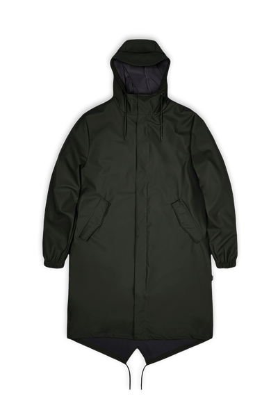 RAINS String W Parka W3 Schwarze Narbung