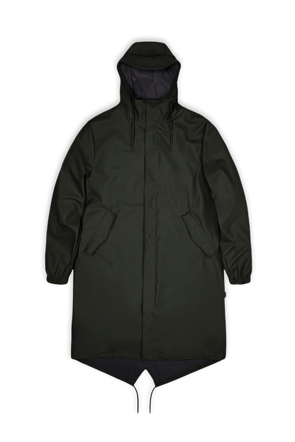 Rains Fishtail Parka Green