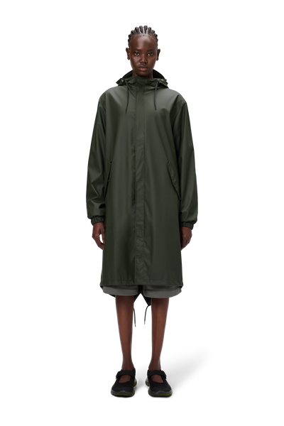 RAINS String W Parka W3 Schwarze Narbung