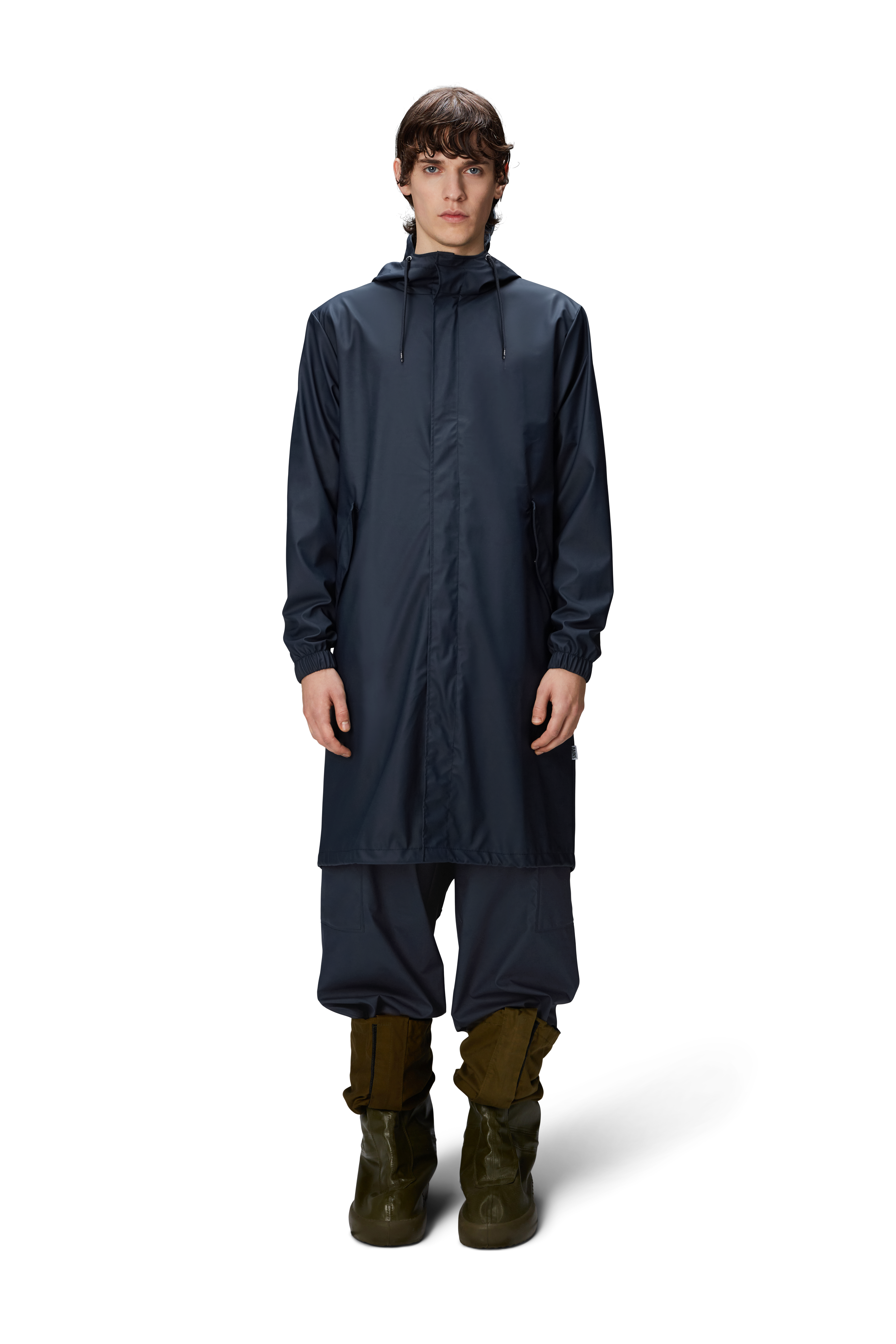 Rains Fishtail Parka Navy