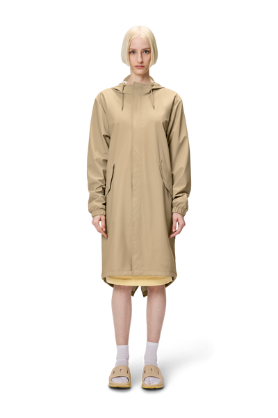 RAINS String W Parka W3 Schwarze Narbung