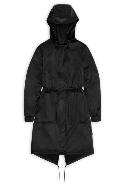 RAINS String W Parka W3 Black Grain