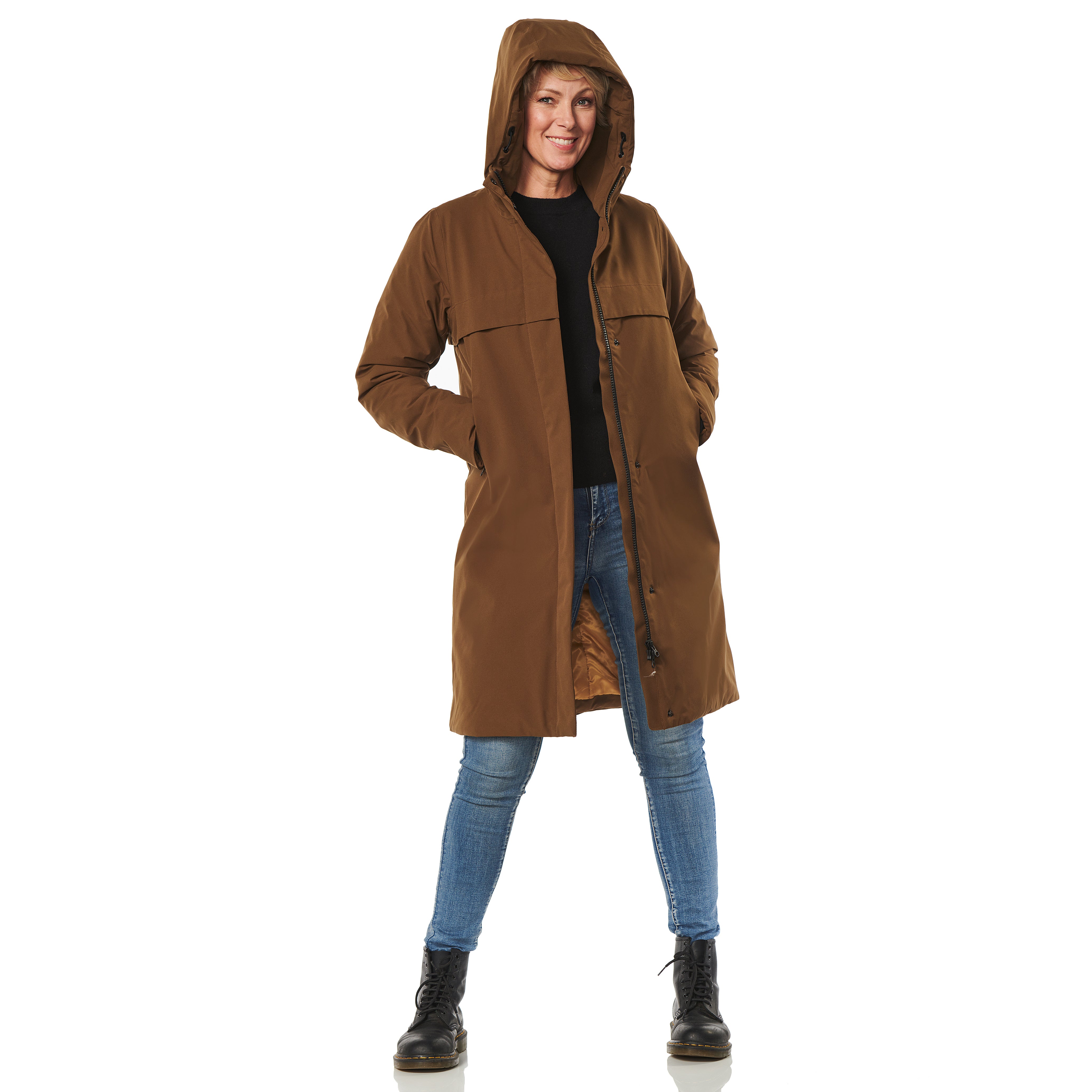 Happy Rainy Days Winterjacke Damen Boston Green 