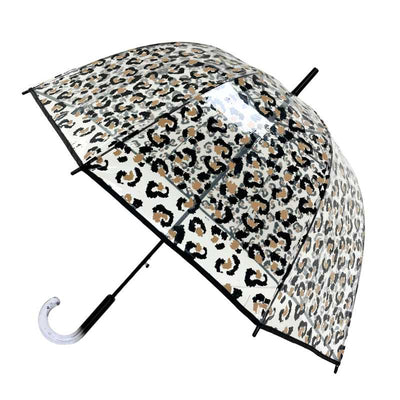 Regenschirm Leopard Transparent