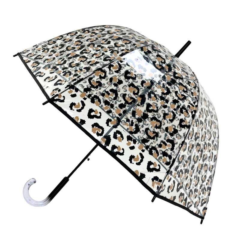Regenschirm Leopard Transparent