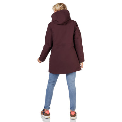 Happy Rainy Days Winterjacke Damen Chicago Burgandy