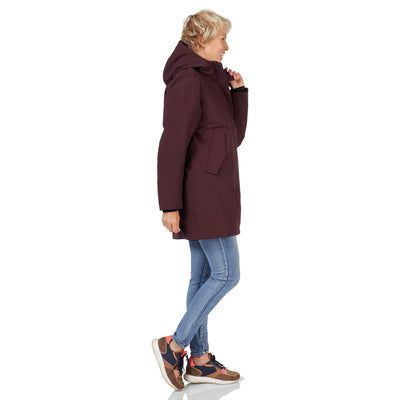 Happy Rainy Days Winterjacke Damen Chicago Burgandy