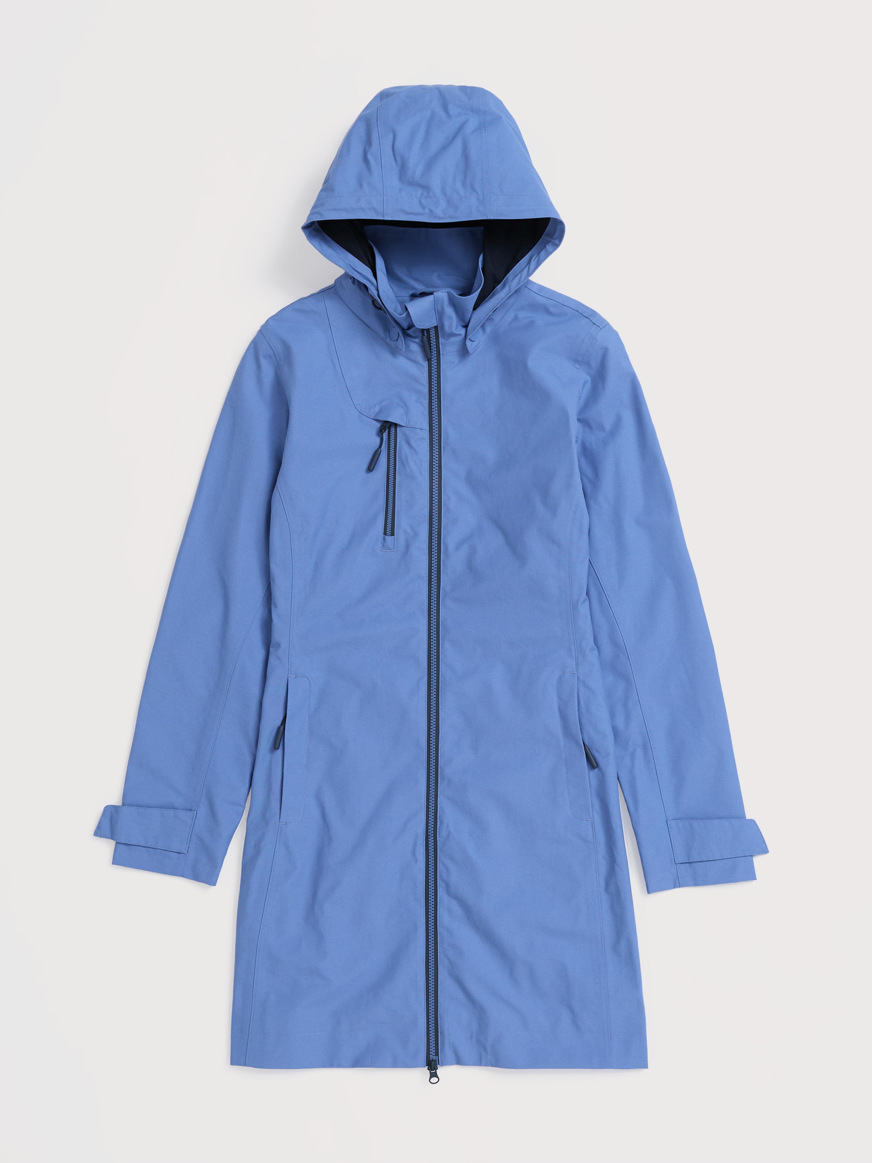 Seasalt Raincoat Ladies Coverack Coat Bluebell